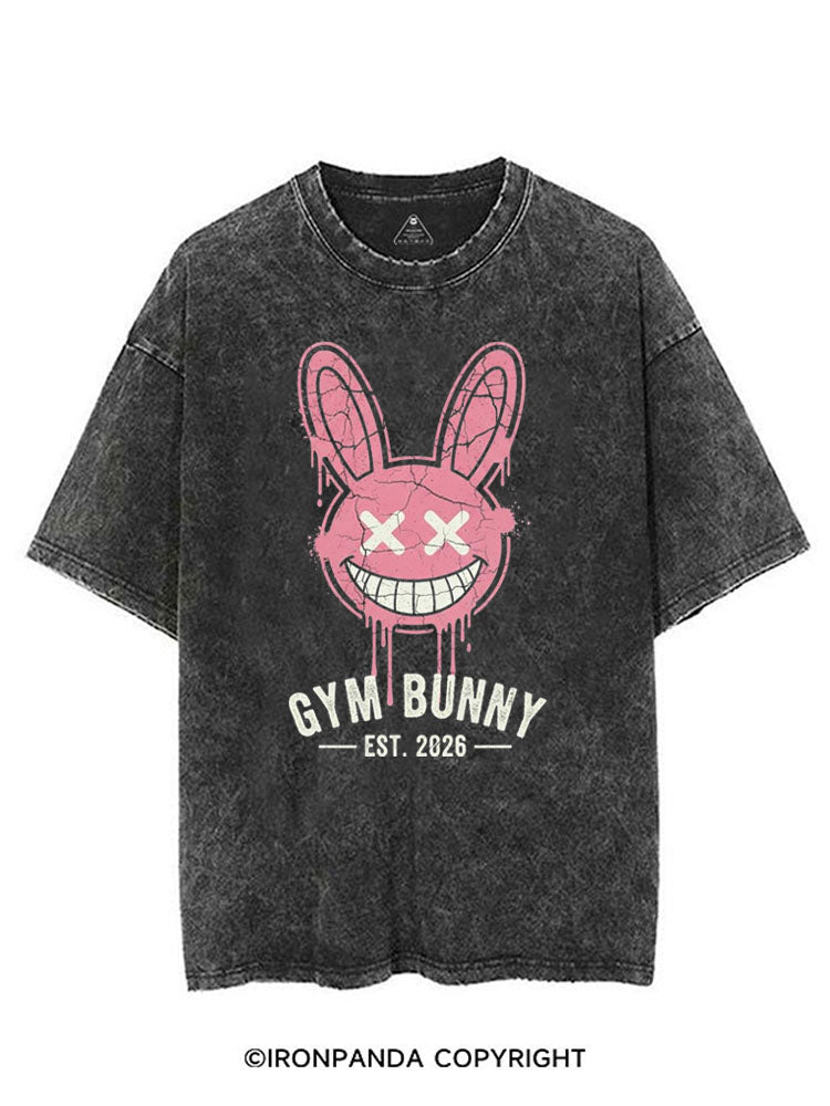 GYM BUNNY EST. 2026 VINTAGE GYM SHIRT