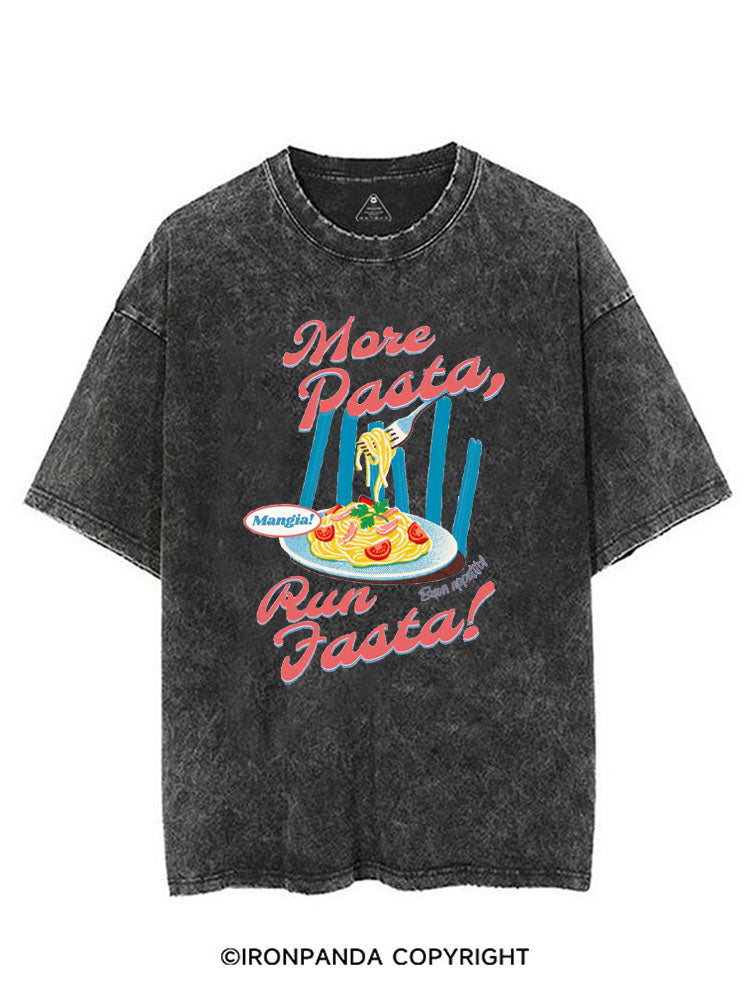 MORE PASTA, RUN FASTA! VINTAGE GYM SHIRT