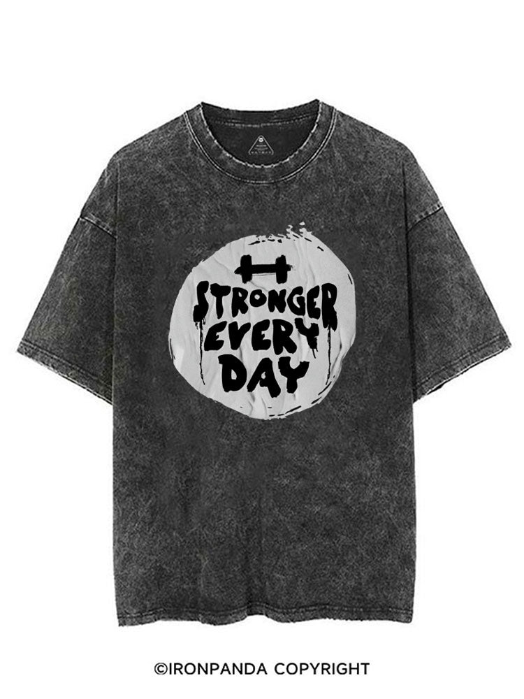 STRONGER EVERY DAY VINTAGE GYM SHIRT