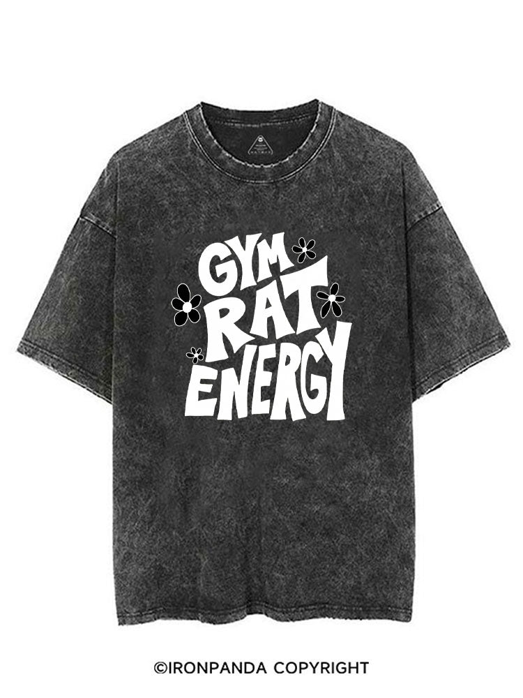 GYM RAT ENERGY VINTAGE GYM SHIRT