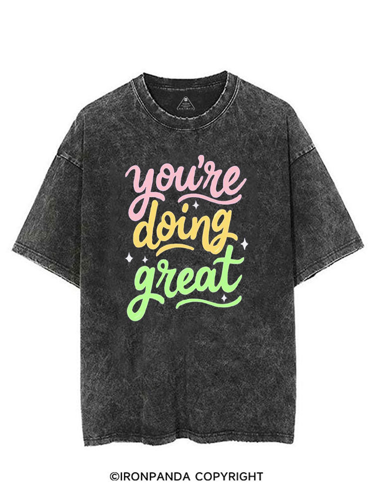 YOU'RE DOING GREAT VINTAGE GYM SHIRT
