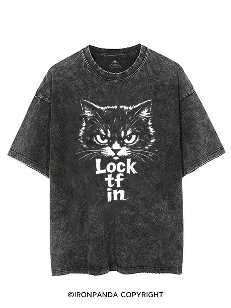 LOCK TF IN VINTAGE GYM SHIRT