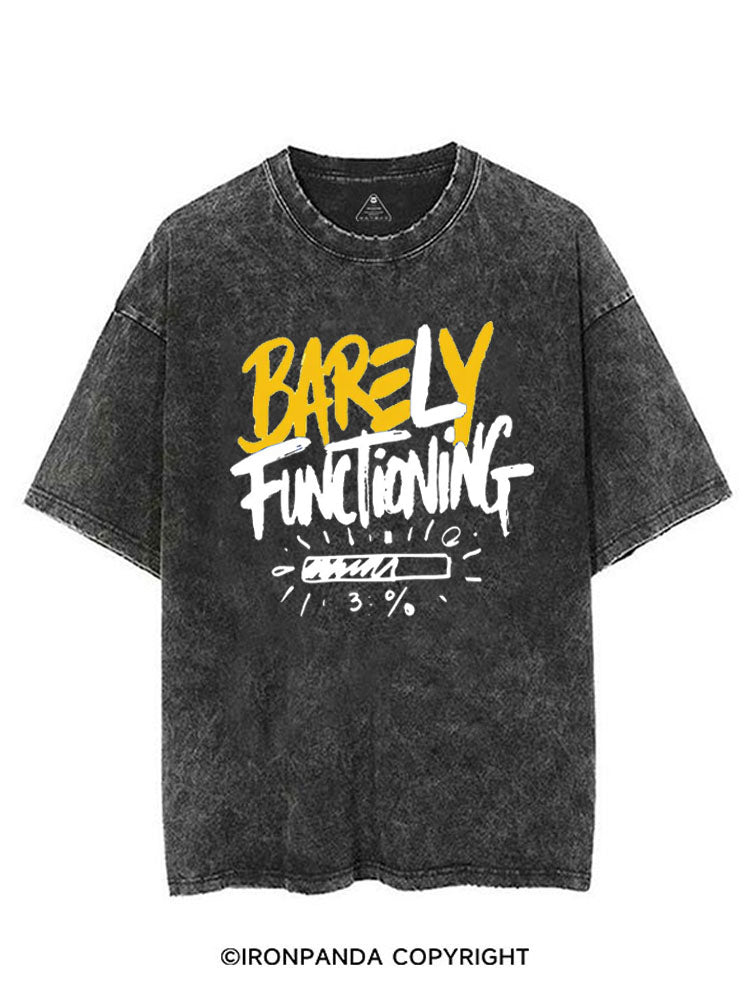 BARELY FUNCTIONING VINTAGE GYM SHIRT