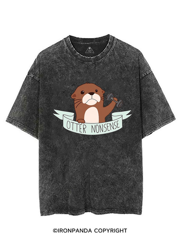 OTTER NONSENSE VINTAGE GYM SHIRT
