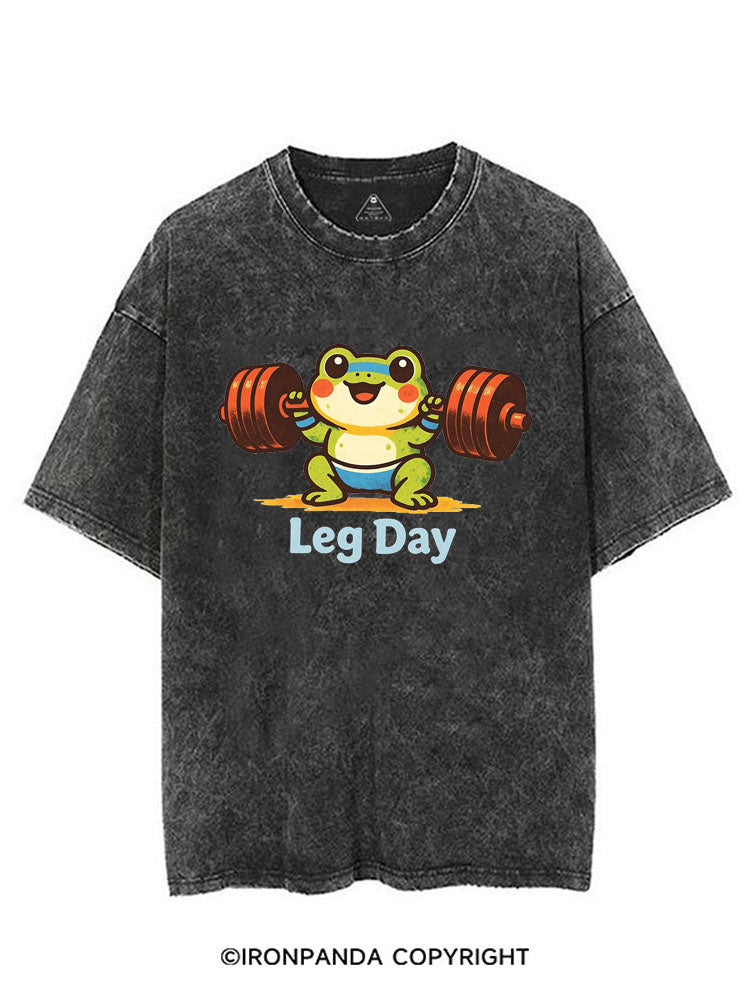 LEG DAY VINTAGE GYM SHIRT