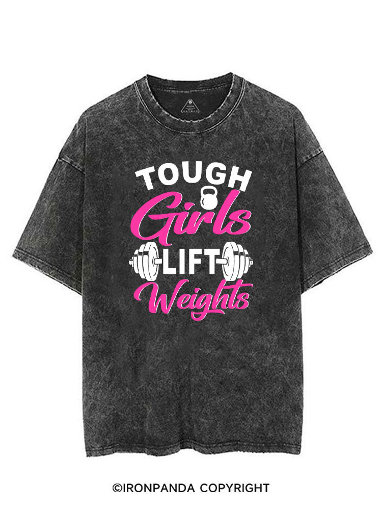 TOUGH GIRLS LIFE WEIGHTS VINTAGE GYM SHIRT