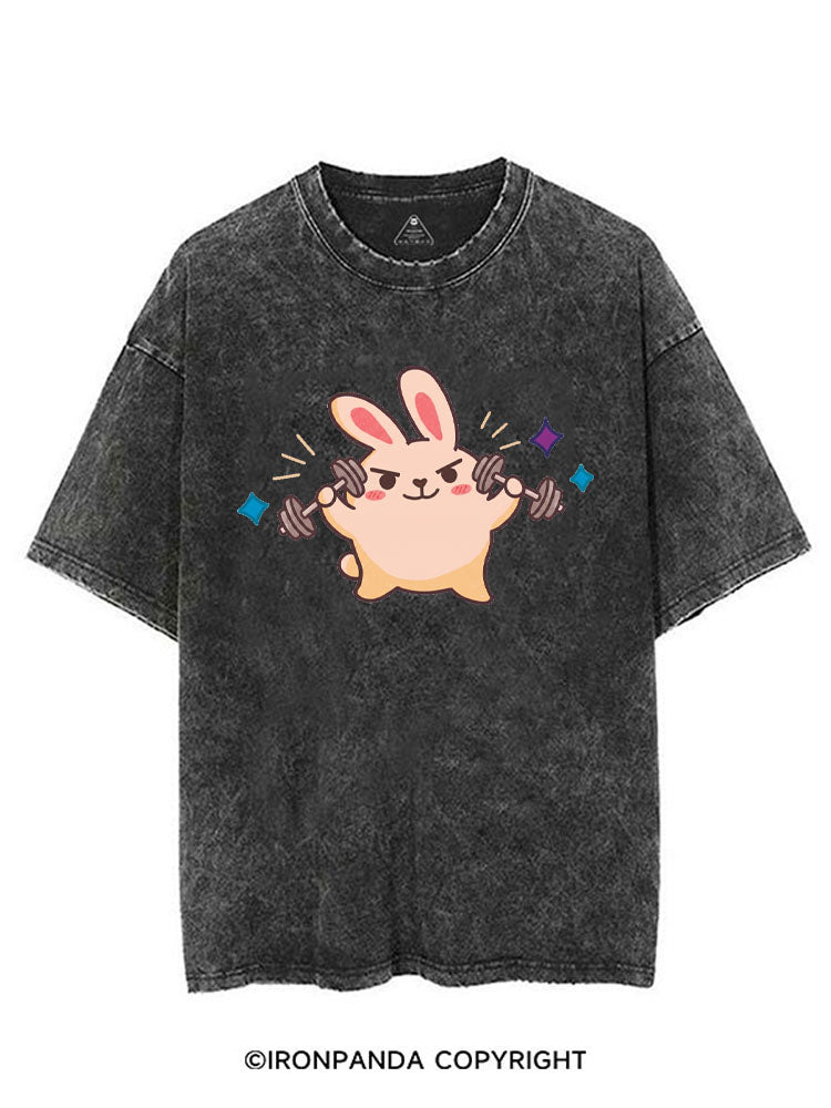 DON’T MESS WITH THE BUNNY VINTAGE GYM SHIRT