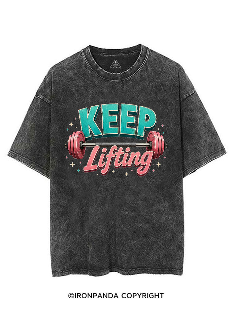 KEEP LIFTING VINTAGE GYM SHIRT