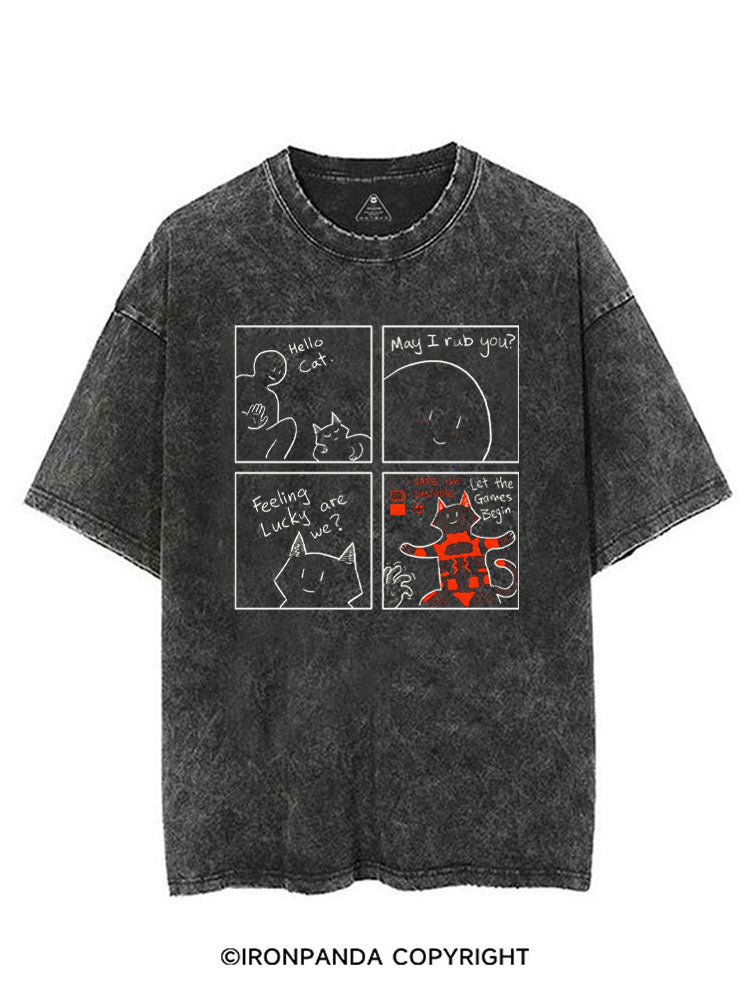 GYM & CAT VINTAGE GYM SHIRT