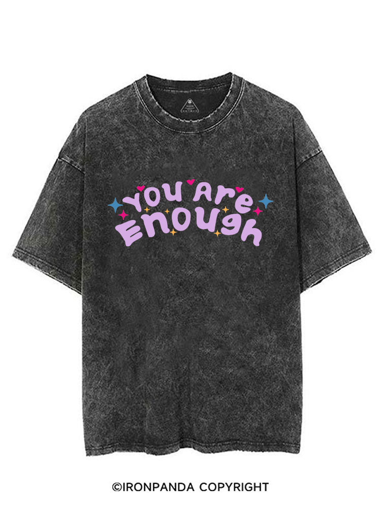 YOU ARE ENOUGH GYM VINTAGE GYM SHIRT