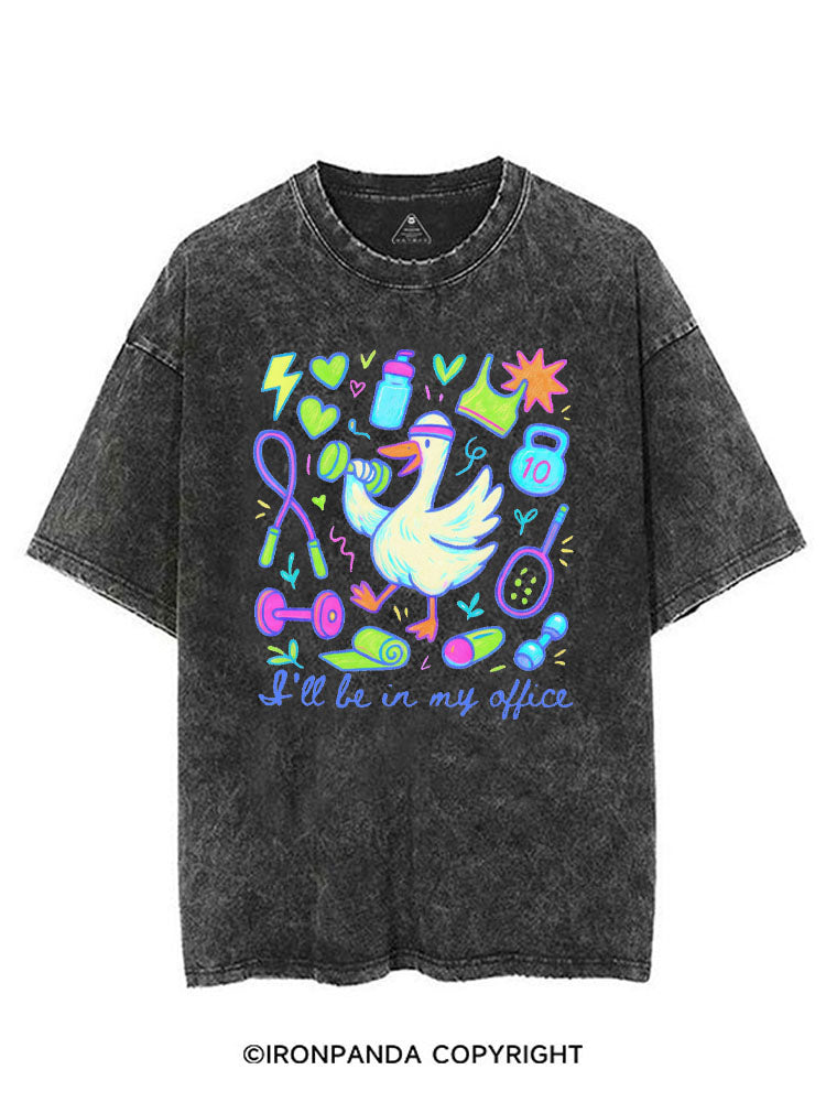 I'LL BE IN MY OFFICE VINTAGE GYM SHIRT