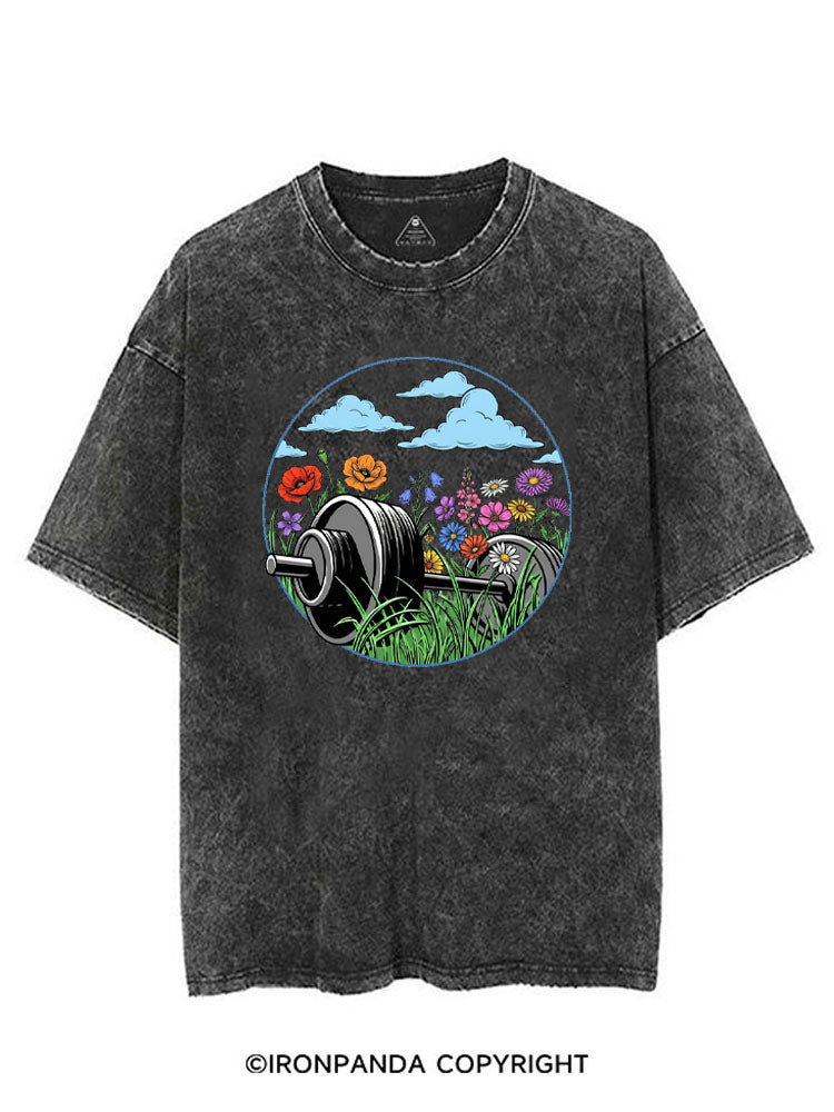 GROW STRONG VINTAGE GYM SHIRT