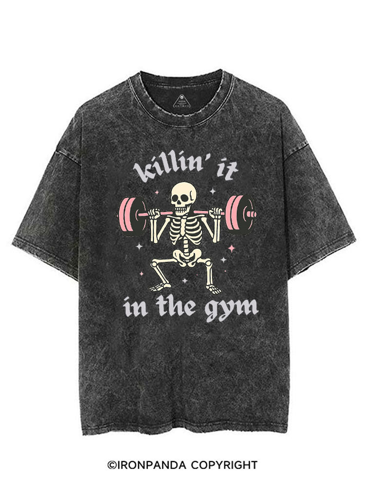 KILLIN' IT IN THE GYM VINTAGE GYM SHIRT