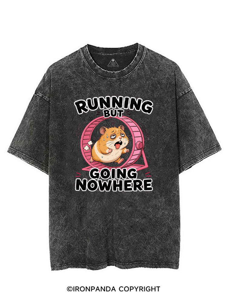 RUNNING BUT GOING NOWHERE VINTAGE GYM SHIRT