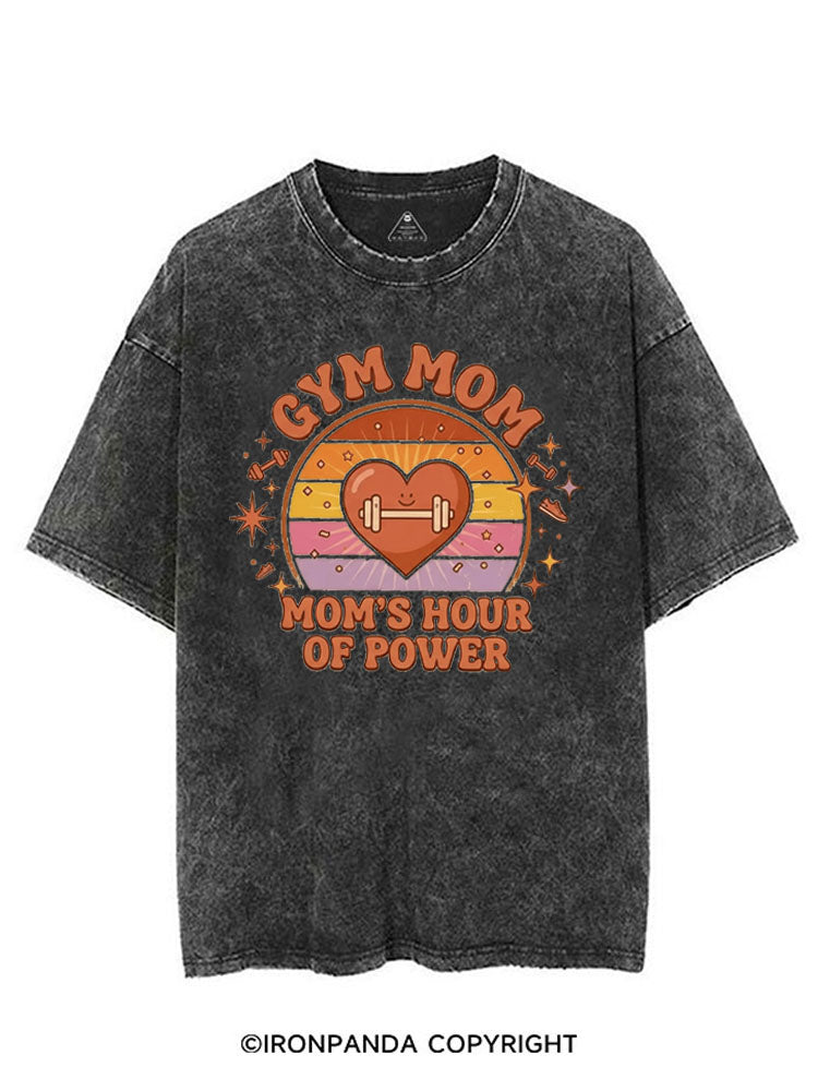 GYM MOM MOM'S HOUR OF POWER VINTAGE GYM SHIRT