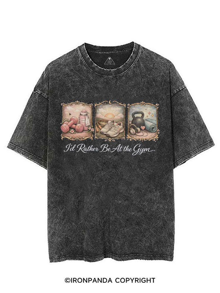 I'D RATHER BE AT THE GYM VINTAGE GYM SHIRT