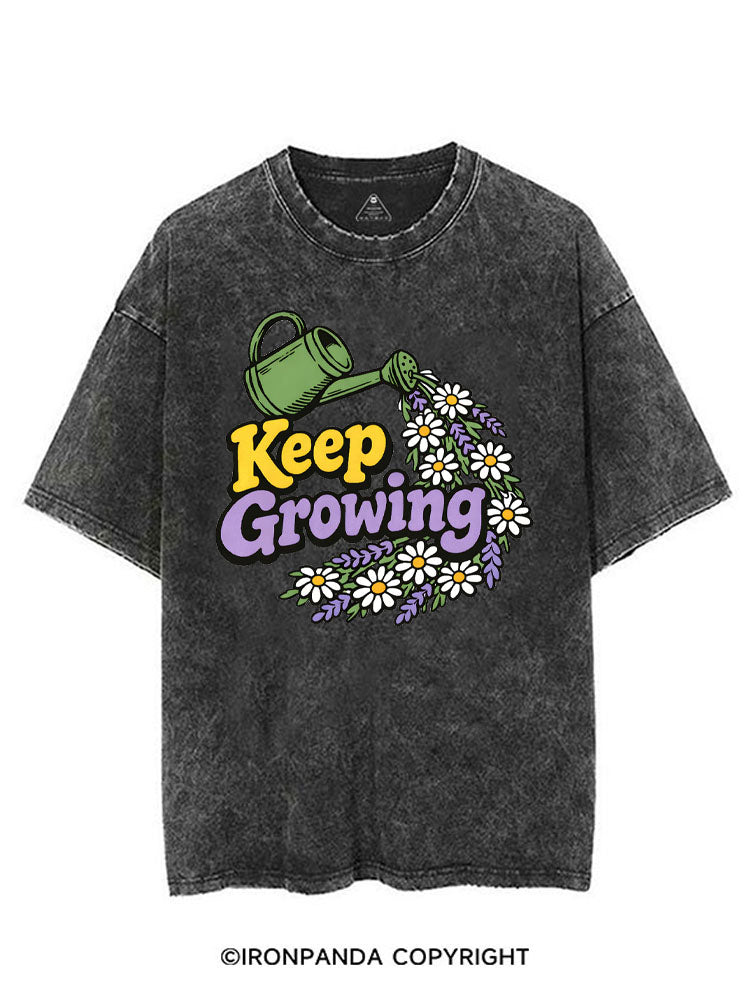 KEEP GROWING VINTAGE GYM SHIRT