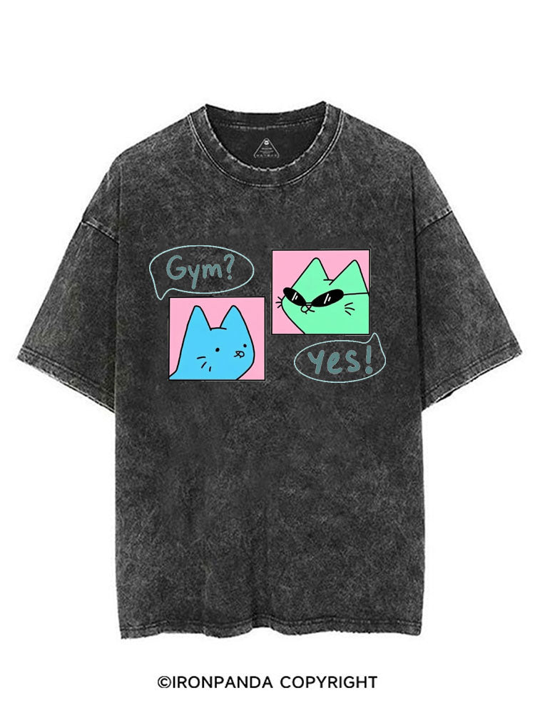 GYM? YES! VINTAGE GYM SHIRT