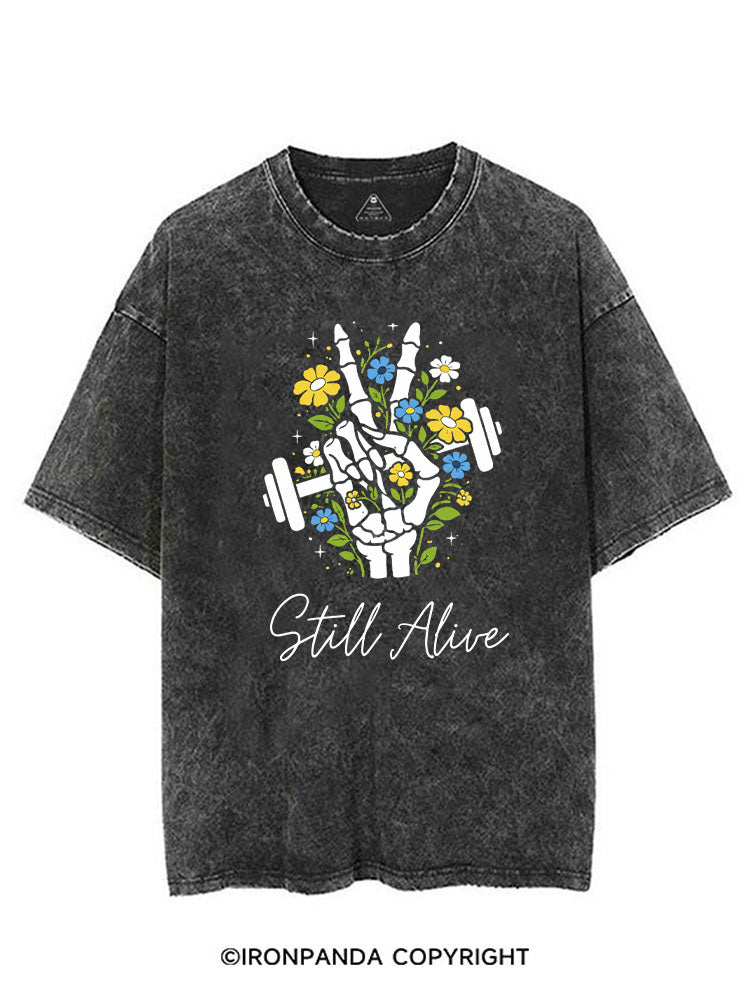 STILL ALIVE VINTAGE GYM SHIRT