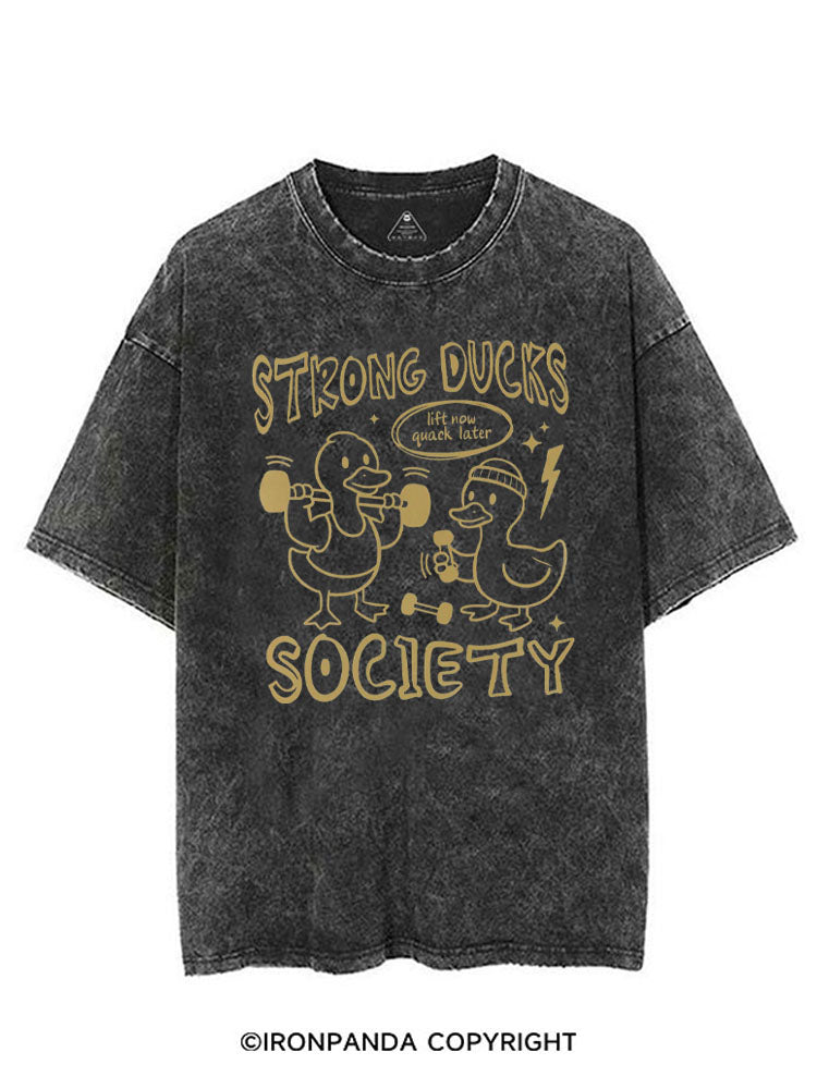 STRONG DUCKS SOCIETY VINTAGE GYM SHIRT
