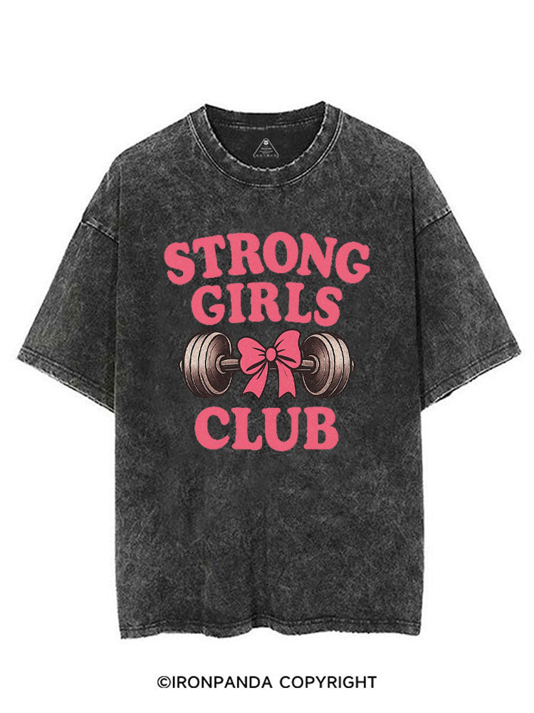 STRONG GIRLS CLUB VINTAGE GYM SHIRT