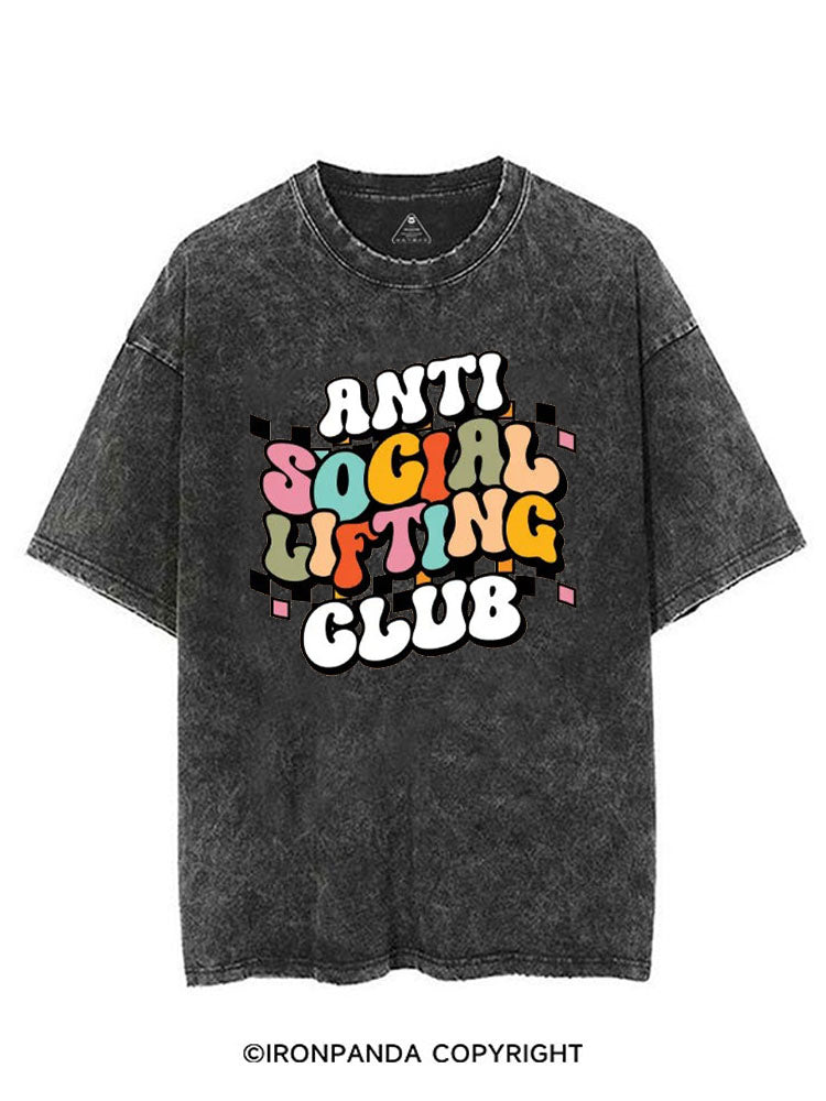 ANTI SOCIAL LIFTING CLUB VINTAGE GYM SHIRT