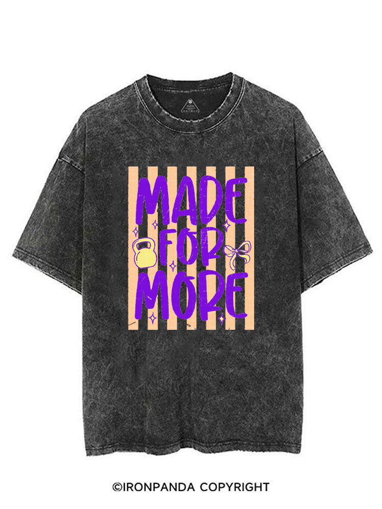 MADE FOR MORE VINTAGE GYM SHIRT