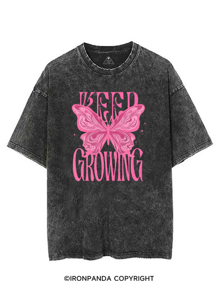 KEEP GROWING VINTAGE GYM SHIRT