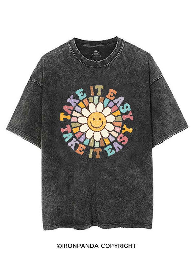 TAKE IT EASY VINTAGE GYM SHIRT