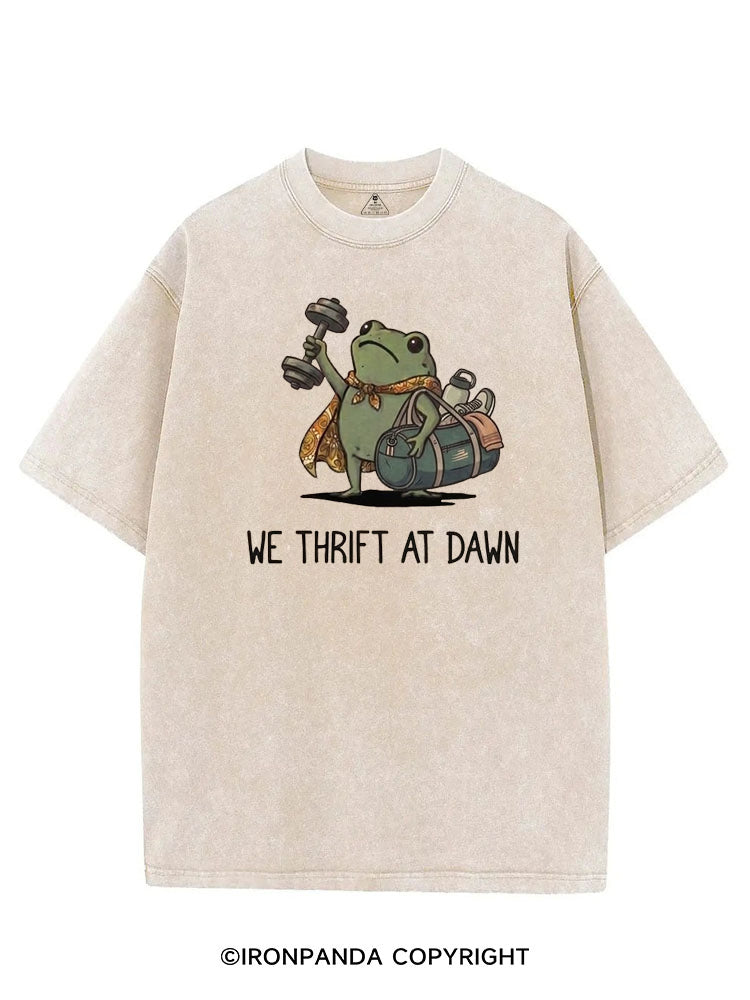 We Thrift At Dawn VINTAGE GYM SHIRT