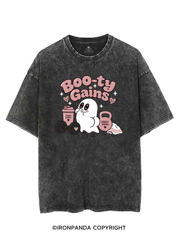 Boo-ty Gains Ghost VINTAGE GYM SHIRT