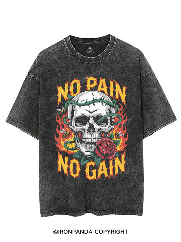NO PAIN NO GAIN VINTAGE GYM SHIRT