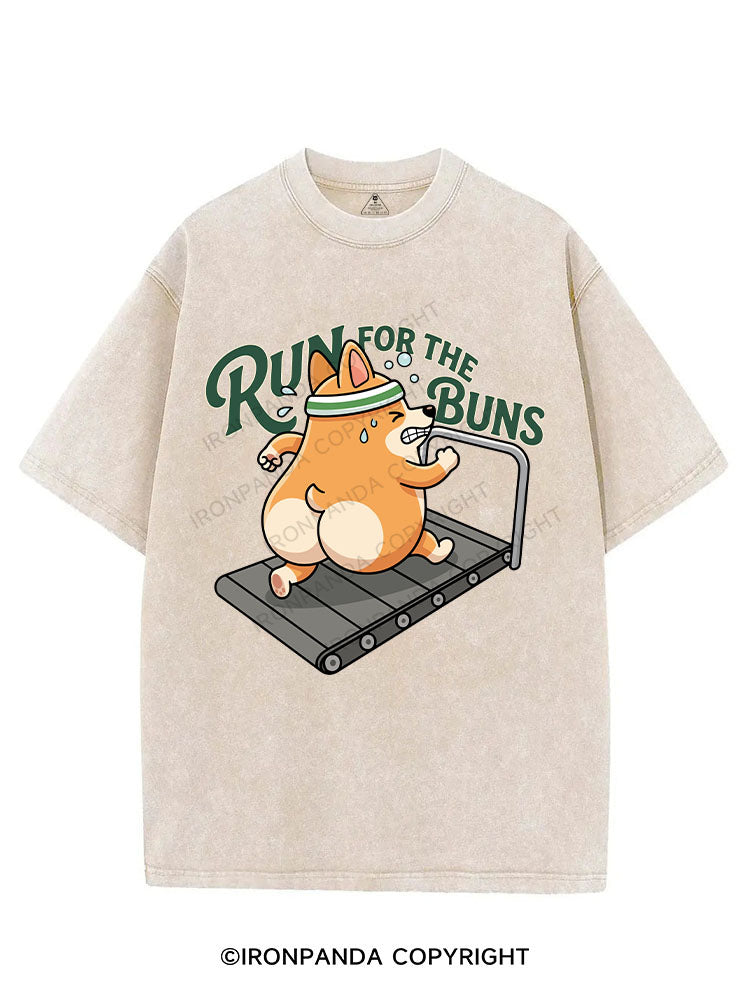 RUN FOR THE BUNS VINTAGE GYM SHIRT