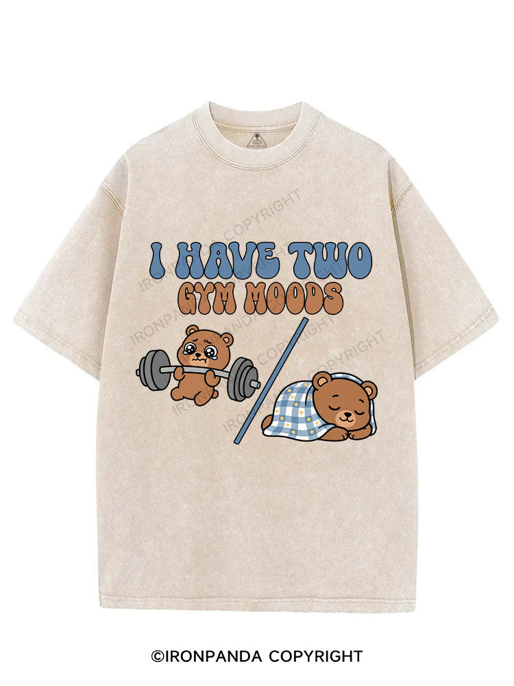 I HAVE TWO GYM MOODS VINTAGE GYM SHIRT