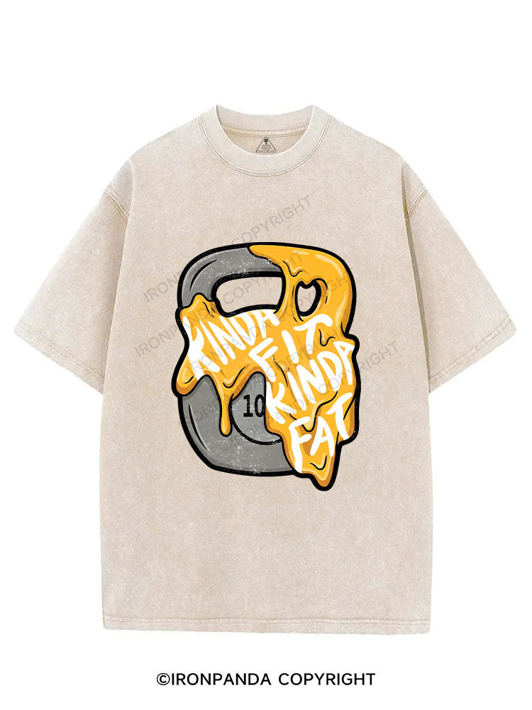Kinda Fat Kinda Fit VINTAGE GYM SHIRT