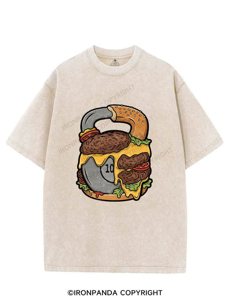 Kinda Fit Kinda Hungry VINTAGE GYM SHIRT