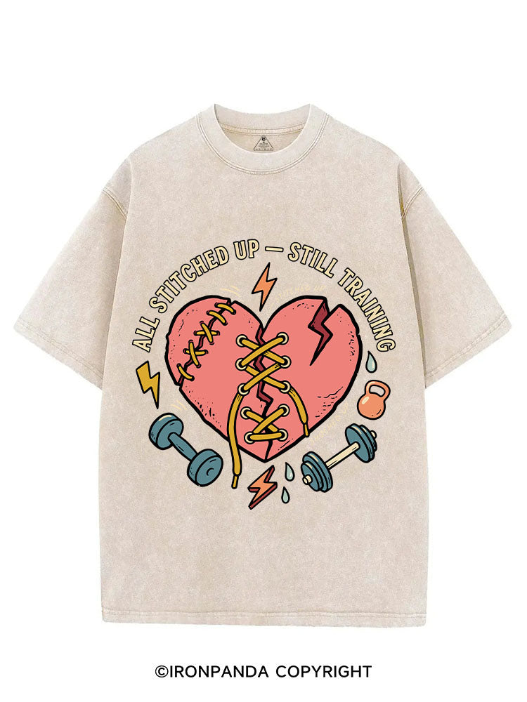 ALL STITCHED UP - STILL TRAINING VINTAGE GYM SHIRT