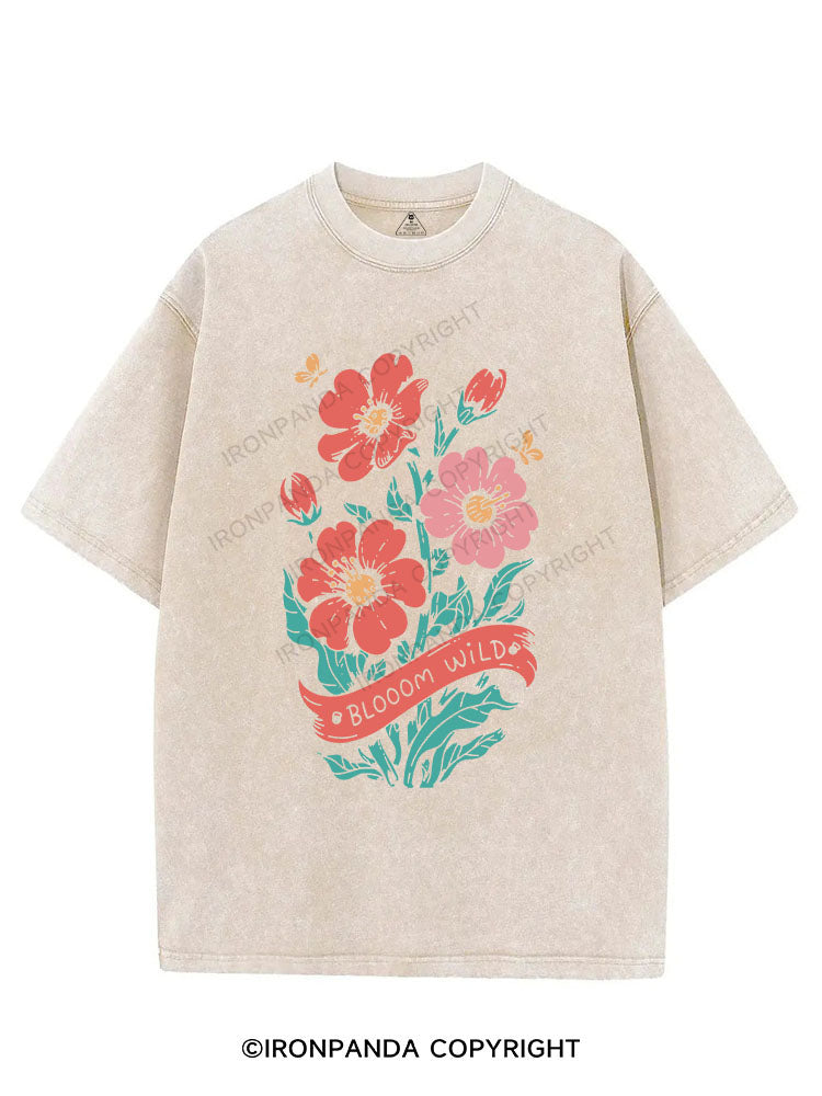 Bloom wild VINTAGE GYM SHIRT