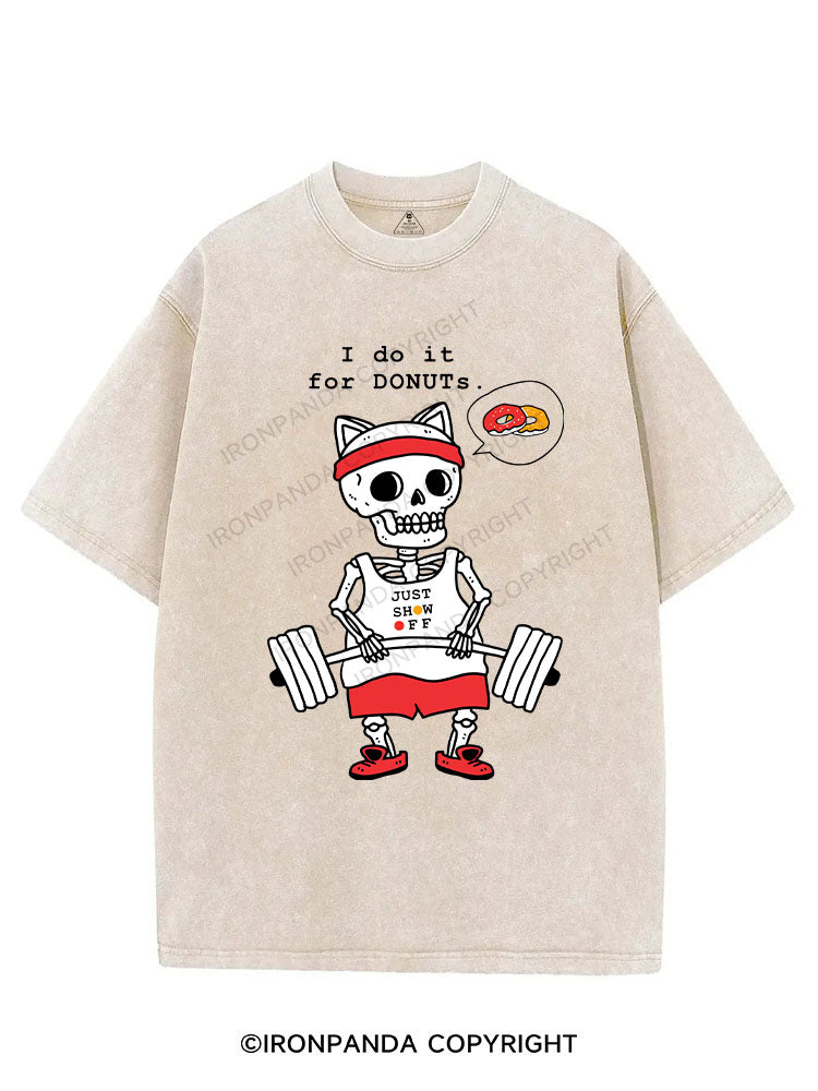 I do it for DONUTS VINTAGE GYM SHIRT