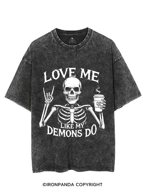 LOVE ME LIKE MY DEMONS DO VINTAGE GYM SHIRT