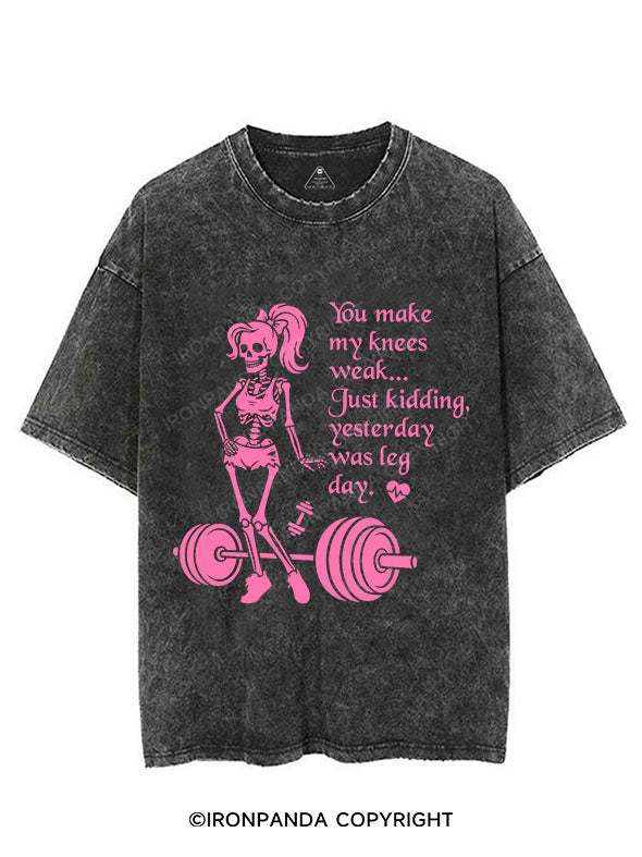 When Fitness Meets Flirt VINTAGE GYM SHIRT
