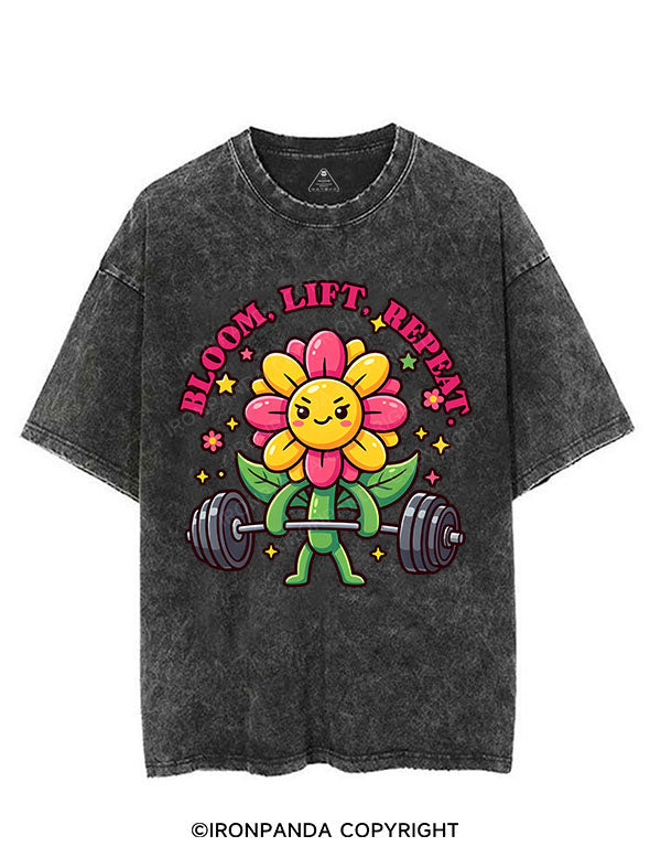 Bloom, Lift, Repeat VINTAGE GYM SHIRT
