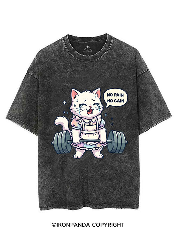 NO PAIN, NO GAIN VINTAGE GYM SHIRT
