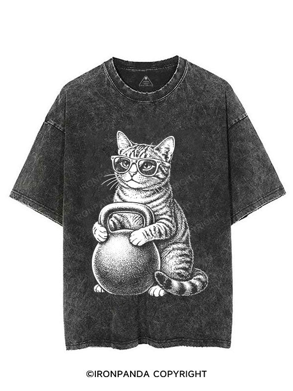 NERDY & STRONG VINTAGE GYM SHIRT