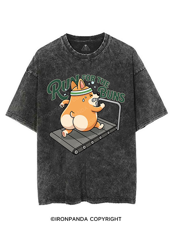 RUN FOR THE BUNS VINTAGE GYM SHIRT