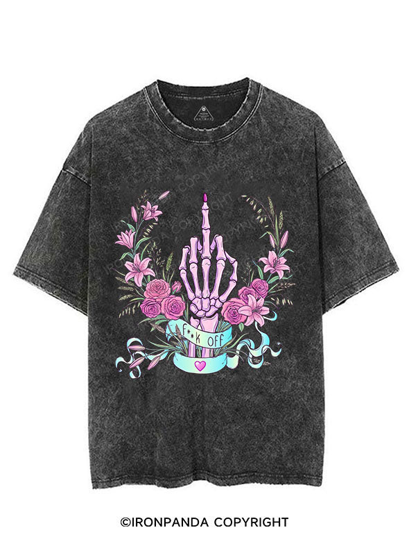 fuck off VINTAGE GYM SHIRT