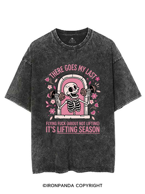 THERE GOES MY LAST FLYING FUCK VINTAGE GYM SHIRT