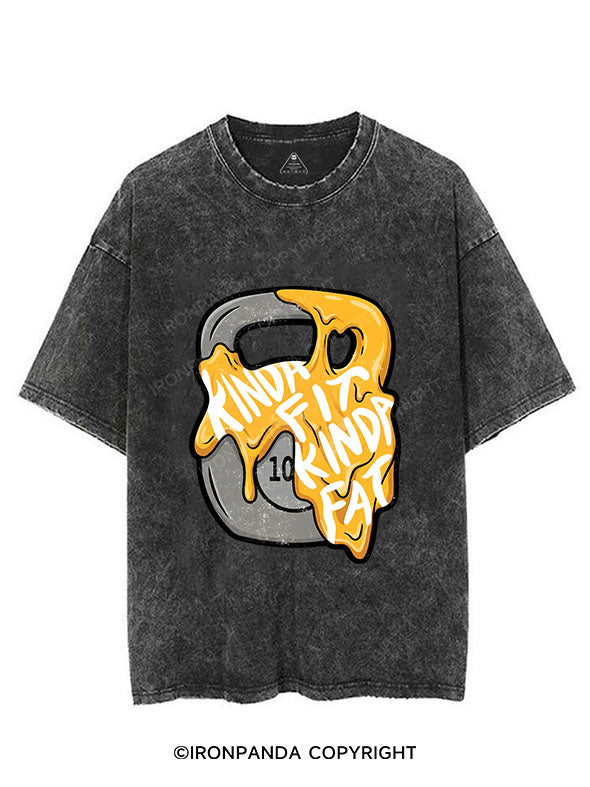 Kinda Fat Kinda Fit VINTAGE GYM SHIRT