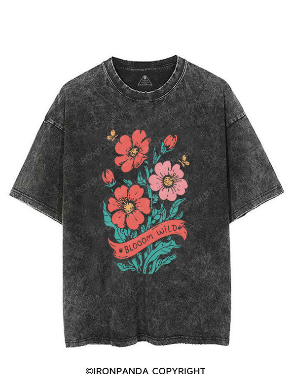 Bloom wild VINTAGE GYM SHIRT
