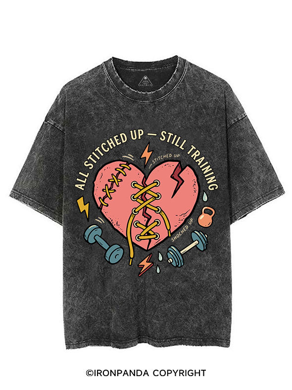 ALL STITCHED UP - STILL TRAINING VINTAGE GYM SHIRT